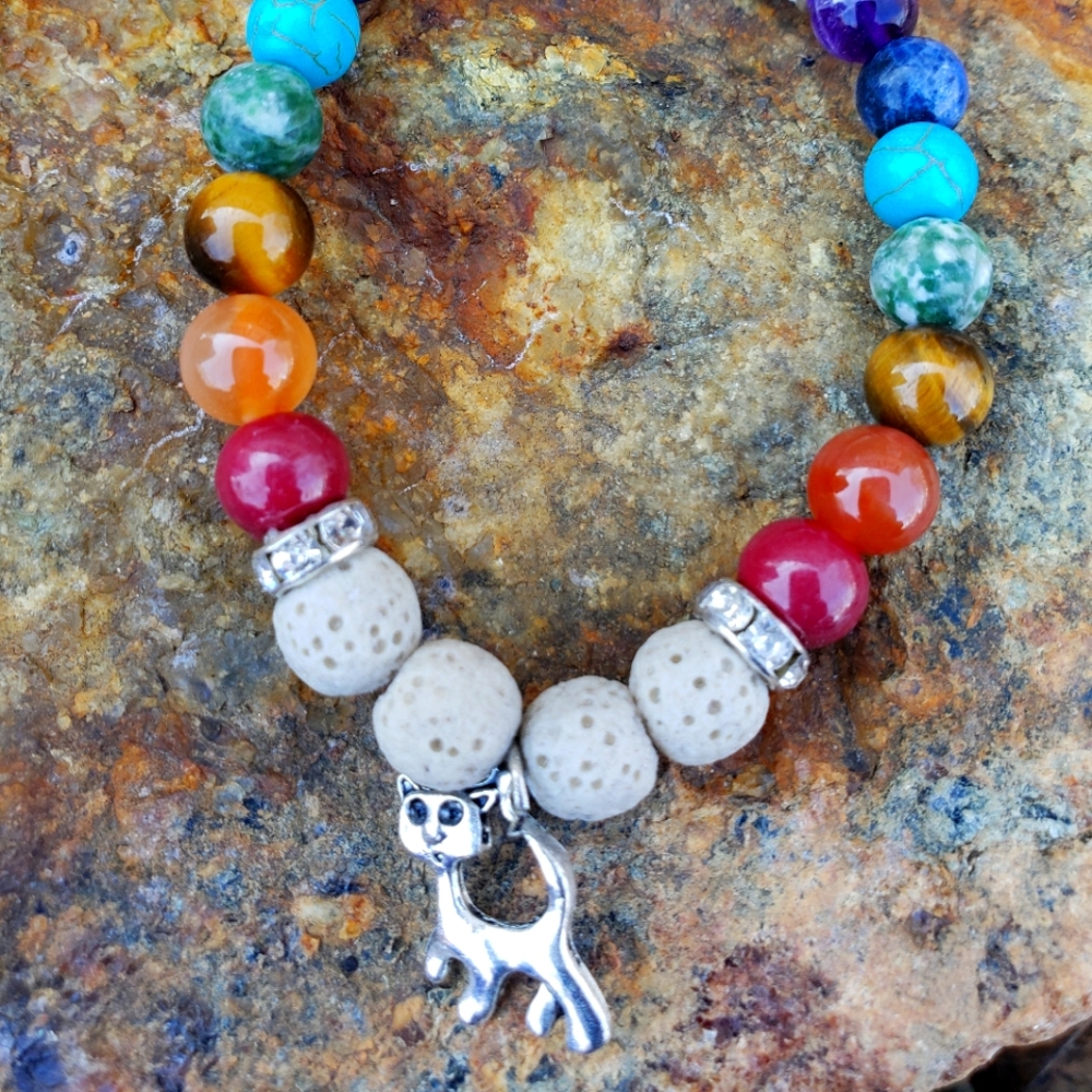 Cool Kitty Cream Bracelet